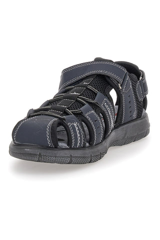 Blaue Fischersandalen mit Canguro-Riemen 1013