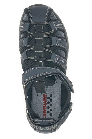 Blaue Fischersandalen mit Canguro-Riemen 1013