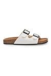 Pittarello Tierra Hausschuhe mit weißer Schnalle, 335038