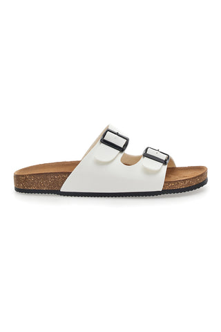 Pittarello Tierra Hausschuhe mit weißer Schnalle, 335038