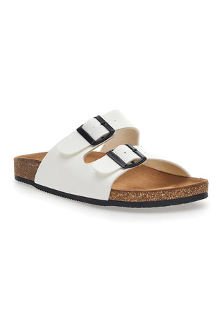 Pittarello Tierra Hausschuhe mit weißer Schnalle, 335038