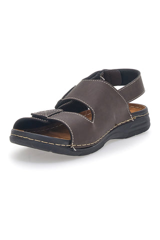 Braune Sandalen mit Klettverschluss Jerpoint 647