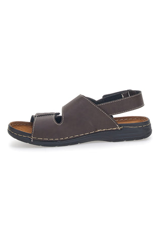 Braune Sandalen mit Klettverschluss Jerpoint 647