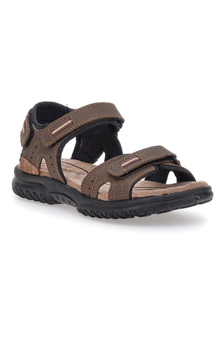 Braune Sportsandalen mit Lederinnensohle Marmaduke 3333