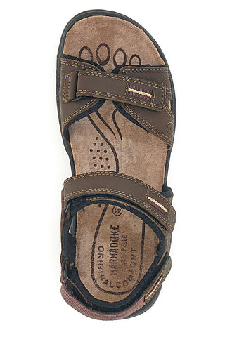 Braune Sportsandalen mit Lederinnensohle Marmaduke 3333