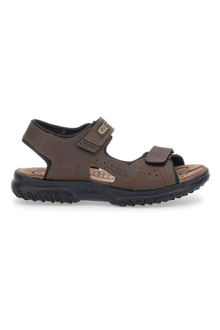 Braune Sportsandalen mit Lederinnensohle Marmaduke 2426