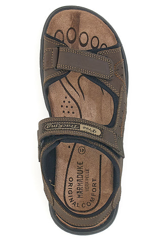 Braune Sportsandalen mit Lederinnensohle Marmaduke 2426