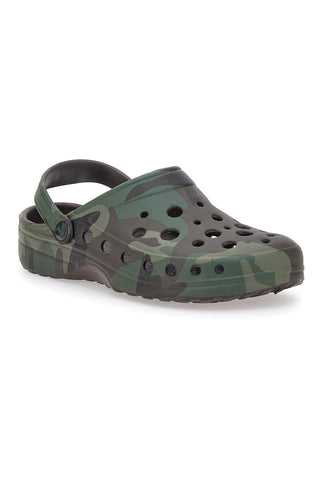 Ciabatte Clogs Camouflage in Gomma Woz 2