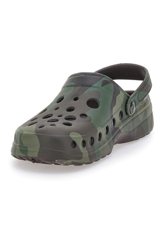 Ciabatte Clogs Camouflage in Gomma Woz 2