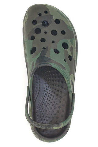 Ciabatte Clogs Camouflage in Gomma Woz 2