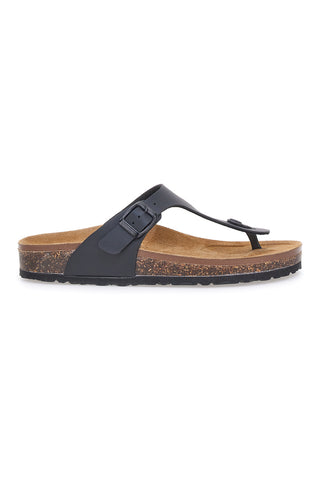 Biomodex 39930 Schwarze Flip-Flops-Hausschuhe