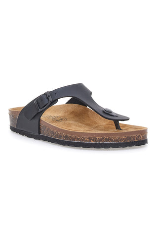 Biomodex 39930 Schwarze Flip-Flops-Hausschuhe