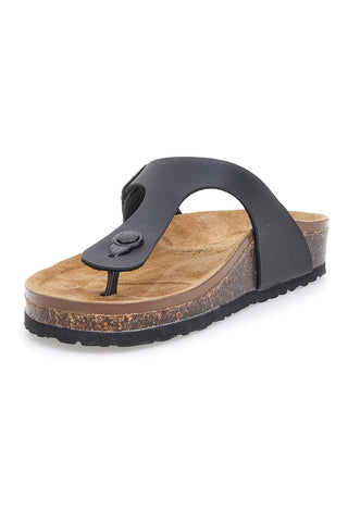 Biomodex 39930 Schwarze Flip-Flops-Hausschuhe