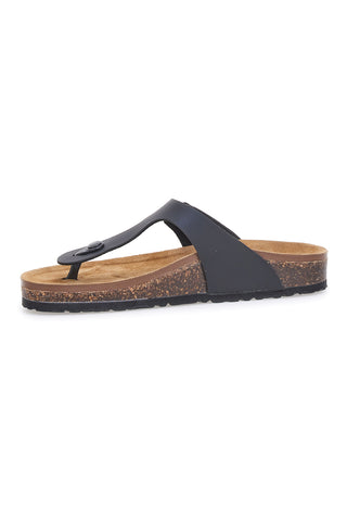 Biomodex 39930 Schwarze Flip-Flops-Hausschuhe
