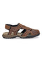 Braune Sandalen mit geschlossener Zehenpartie, Fly Dinamic 99