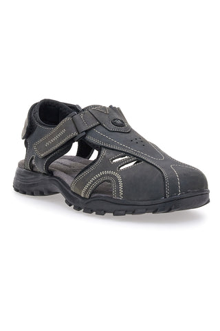 Fly Dinamic 99 Graue Sandalen mit geschlossener Zehenpartie