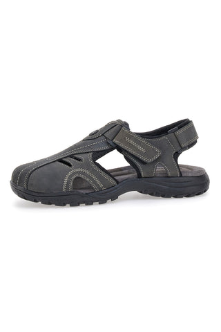 Fly Dinamic 99 Graue Sandalen mit geschlossener Zehenpartie