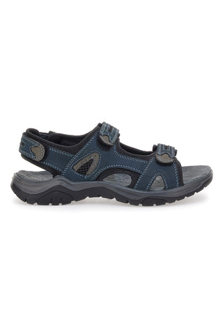 Fly Dinamic 07 Herren-Sandalen aus echtem Leder in Blau