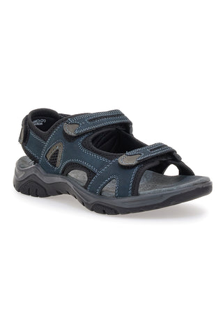 Fly Dinamic 07 Herren-Sandalen aus echtem Leder in Blau
