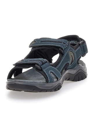 Fly Dinamic 07 Herren-Sandalen aus echtem Leder in Blau