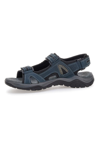 Fly Dinamic 07 Herren-Sandalen aus echtem Leder in Blau
