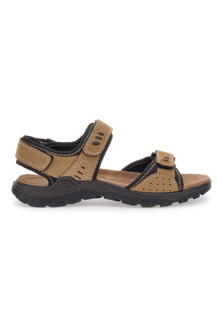 Sandali Beige Sportivi in Pelle Fly Dinamic 10