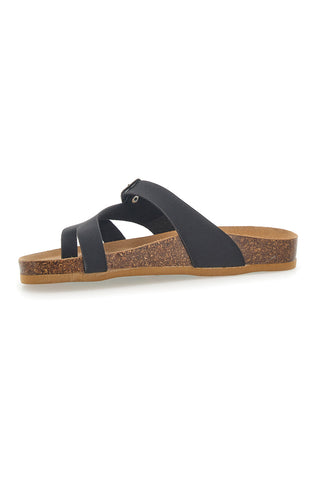 Braune Hausschuhe mit Naturform Made in Italy Bio Up 1910