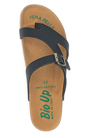 Braune Hausschuhe mit Naturform Made in Italy Bio Up 1910