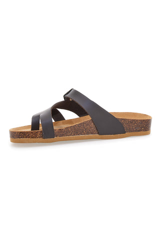 Bio Up 1910 Braune Flip-Flop-Hausschuhe