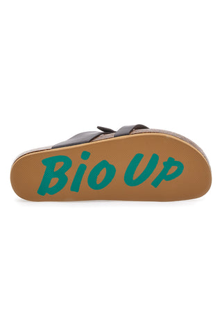 Bio Up 1910 Braune Flip-Flop-Hausschuhe