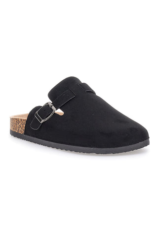 Pantofole nere con fibbia ALTEMBERG 1310