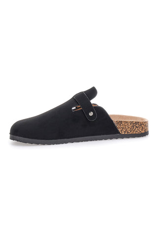 Pantofole nere con fibbia ALTEMBERG 1310