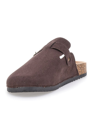 Braune Hausschuhe mit Schnalle ALTEMBERG 1310