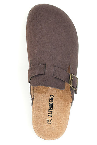 Braune Hausschuhe mit Schnalle ALTEMBERG 1310