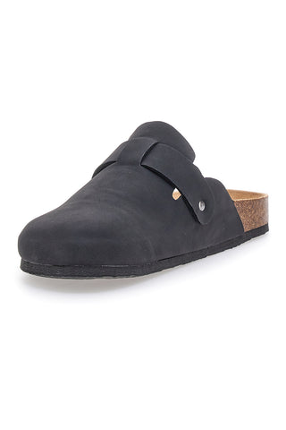 Schwarze Hausschuhe mit Schnalle GOODYEAR GY42030