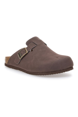 Superga 11700 braune Sabot-Hausschuhe