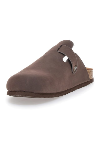 Superga 11700 braune Sabot-Hausschuhe
