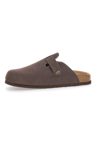 Superga 11700 braune Sabot-Hausschuhe
