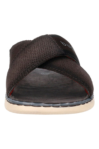 Ciabatte Marroni con Fasce Incrociate Bugatti 314A32861469