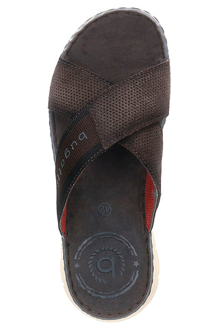 Ciabatte Marroni con Fasce Incrociate Bugatti 314A32861469