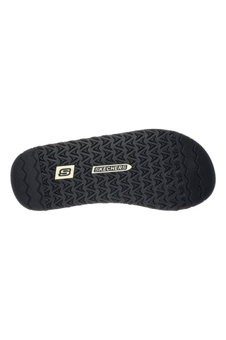 Skechers Tantric – Fritz – Flip-Flops mit Obermaterial aus braunem Canvas