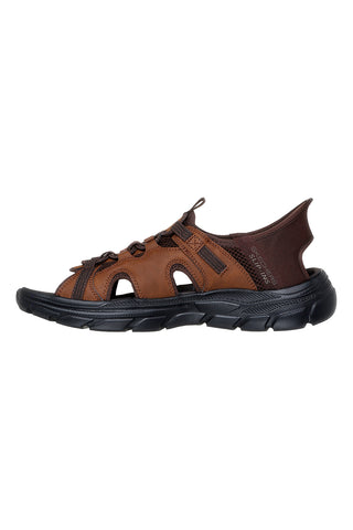 Skechers Hands Free Slip-ins Relaxed Fit Braune Sandalen: Revolted - Merrick