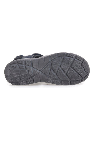 Blaue Sandalen mit geschlossener Spitze und Klettverschluss CANGURO CA1013