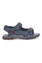 Canguro CA1002 Herrensandalen mit verstellbarem Riemen, Blau