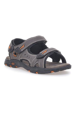 Canguro CA1002 Braune Sandalen mit verstellbarem Riemen für Herren