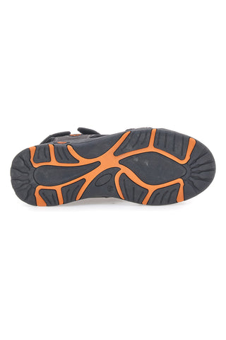 Canguro CA1002 Braune Sandalen mit verstellbarem Riemen für Herren