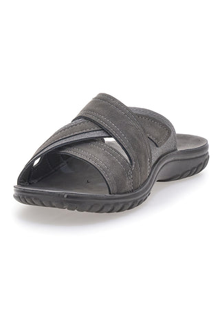 Ciabatte grigie con fasce incrociate comfort Inblu 10FN