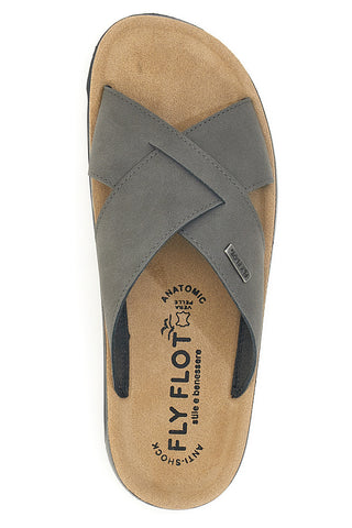 Ciabatte con fasce incrociate e plantare anti-shock Fly Flot 782444