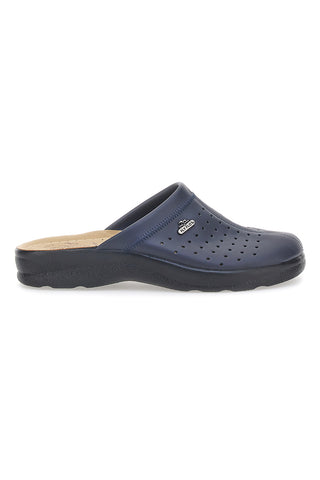 Fly Flot 82154 Blaue Berufshausschuhe mit anatomischem Fußbett