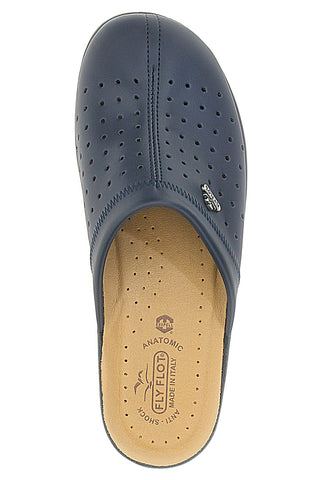 Fly Flot 82154 Blaue Berufshausschuhe mit anatomischem Fußbett